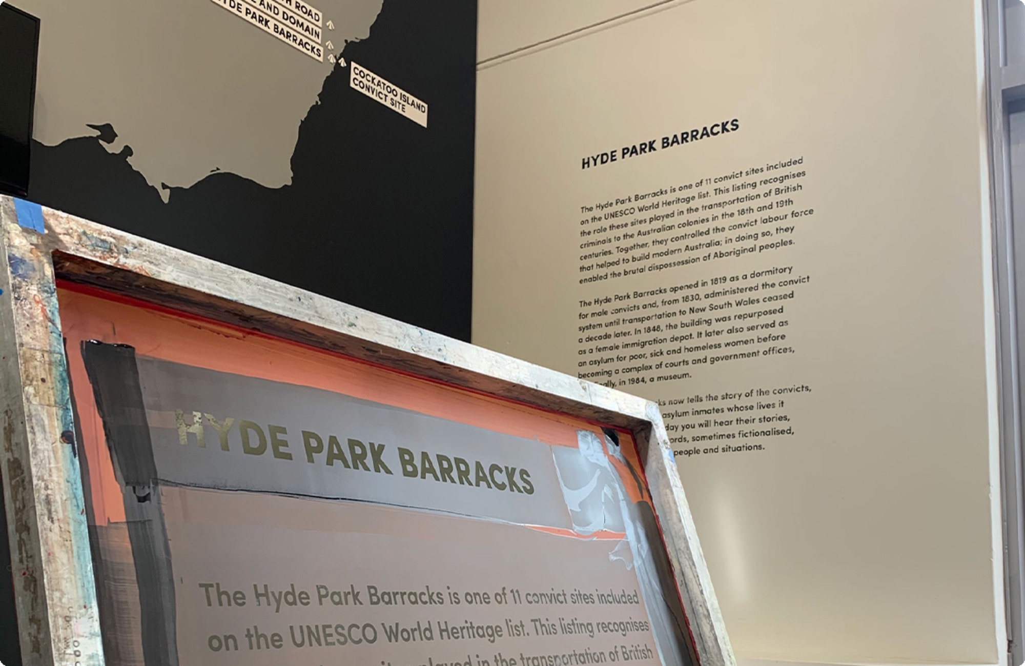 Hyde Park Barracks project view 2